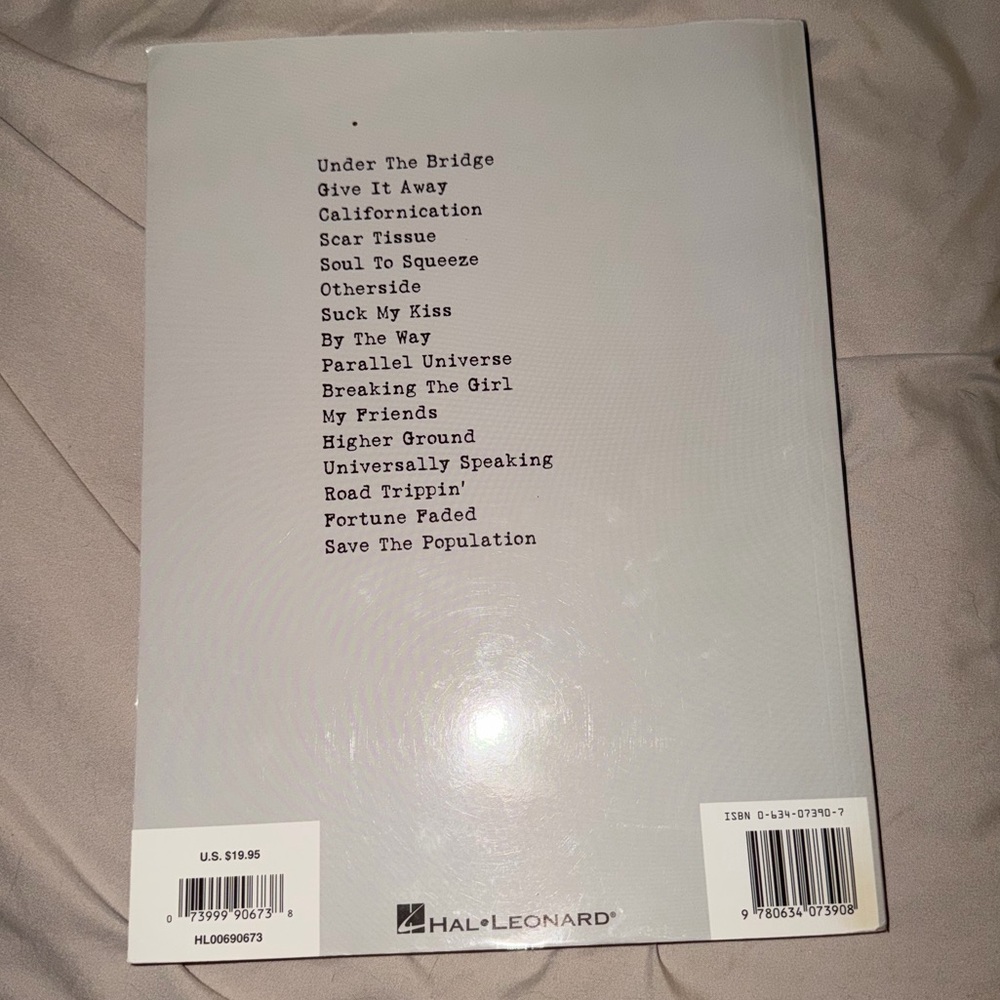 Red Hot Chili Peppers Greatest Hits Songbook Bass Guitar Recorded Versions - Picture 3 of 3